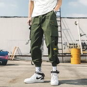 2024 New Hip Hop Joggers Cargo Pants Men Harem Pants Multi-Pocket