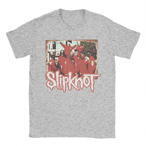 Men Women S-Slipknotting Band Shirt Cotton Graphic Printing Tee Shirts