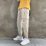 2024 New Hip Hop Joggers Cargo Pants Men Harem Pants Multi-Pocket