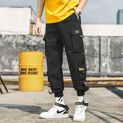 2024 New Hip Hop Joggers Cargo Pants Men Harem Pants Multi-Pocket