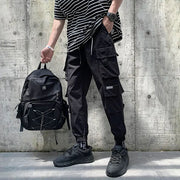 2024 New Hip Hop Joggers Cargo Pants Men Harem Pants Multi-Pocket