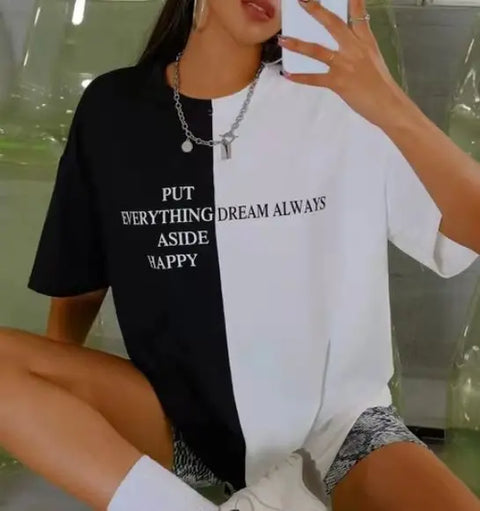 2022 Summer Women T Shirt Oversized T-shirt for Men  Tops for Women