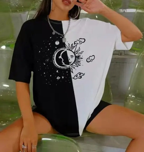 2022 Summer Women T Shirt Oversized T-shirt for Men  Tops for Women