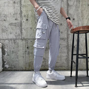 2024 New Hip Hop Joggers Cargo Pants Men Harem Pants Multi-Pocket