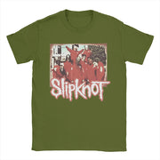 Men Women S-Slipknotting Band Shirt Cotton Graphic Printing Tee Shirts