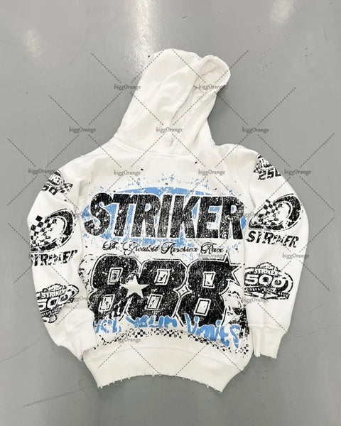 2024 American style hoodie letter print pullover sweatshirt hoodie